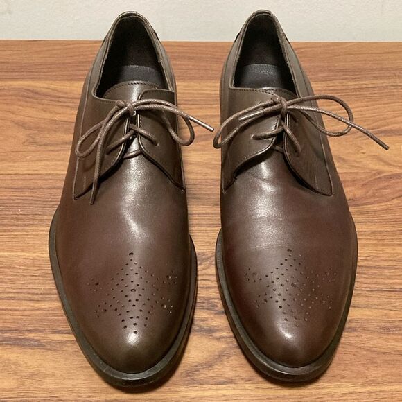 Harry’s of  London Brown Leather Derby Lace Up Mens Shoes. Size 43/US 11. - Picture 1 of 8